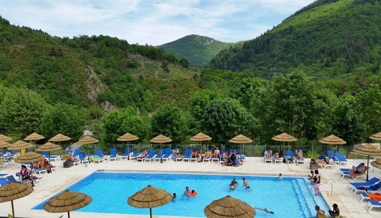 Camping Ardechois zwembad